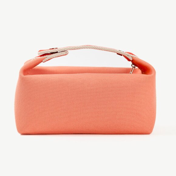 Hermes Bride-a-Brac Small Model Goyave Canvas Case - Picture 4 of 14